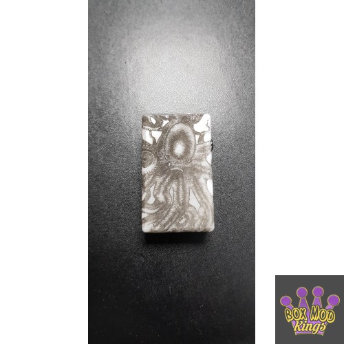 Octopus mods White 360 Squid Ink Engraved Box