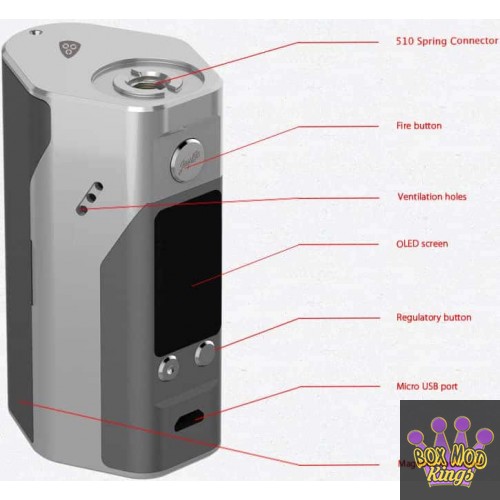 Wismec Reuleaux RX200S With bigger screen