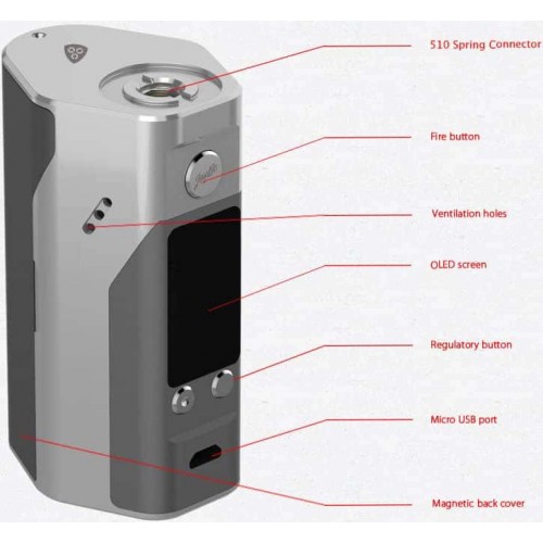 Wismec Reuleaux RX200S With bigger screen