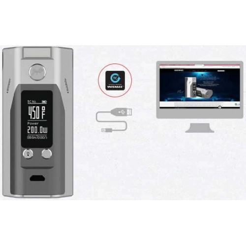 Wismec Reuleaux RX200S With bigger screen
