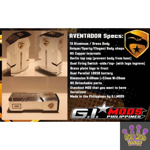 Aventador Box Mod By G.I. MODS Philippines
