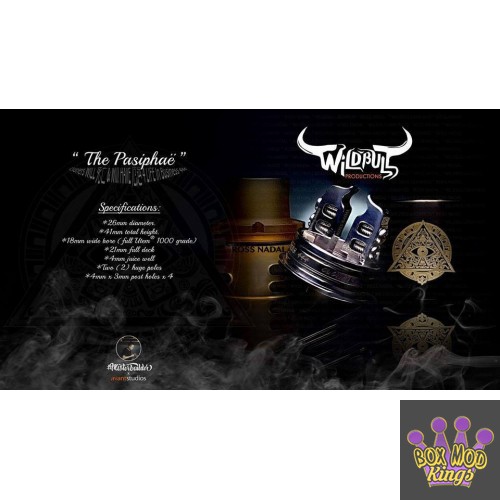 Wild bull by Ross Nadal Pasiphae RDA, Bison Box and series tube