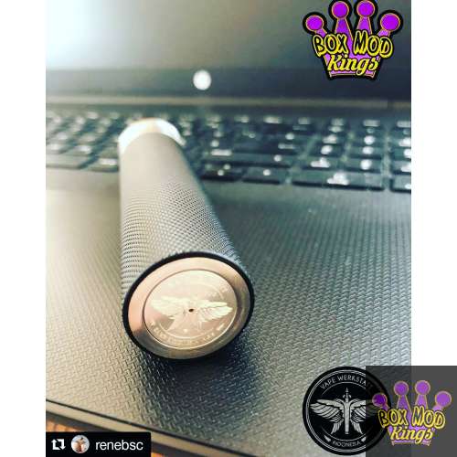 Vape Werkstatt Indonesia M.M.K 24mm BLACK SERIES SILVER INTERNALS ABS