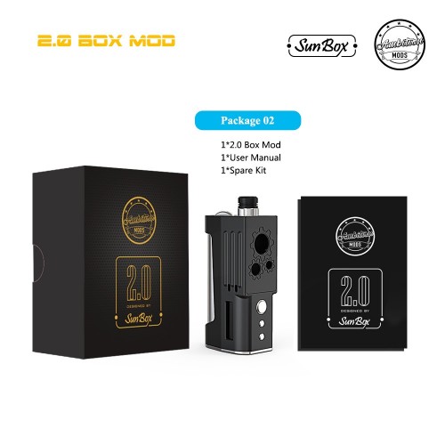 2.0 box mod by Ambition Mods and Sunbox