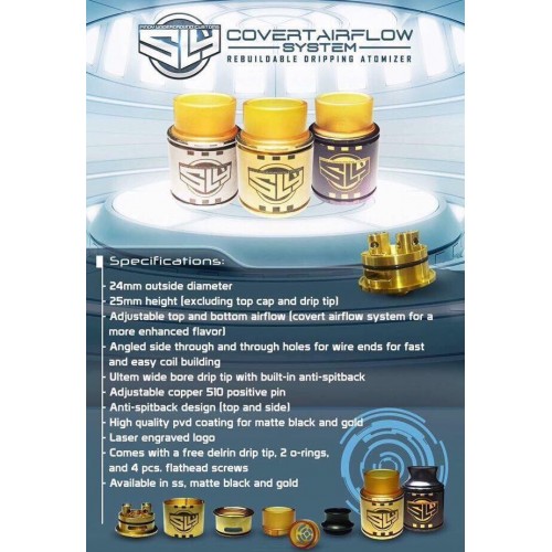 SLY 24mm RDA by Pinoy Underground Customs